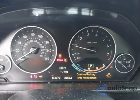 2015 BMW 328I z USA, uszkodzony, nr VIN WBA3A5G56FNS82565